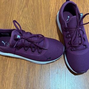 Puma Women's Plum Knit Lace-Up Athletic Sneakers